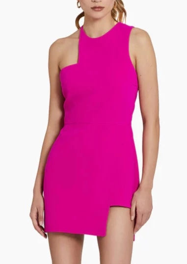 Amanda Uprichard Briggs Dress- Hot Pink
