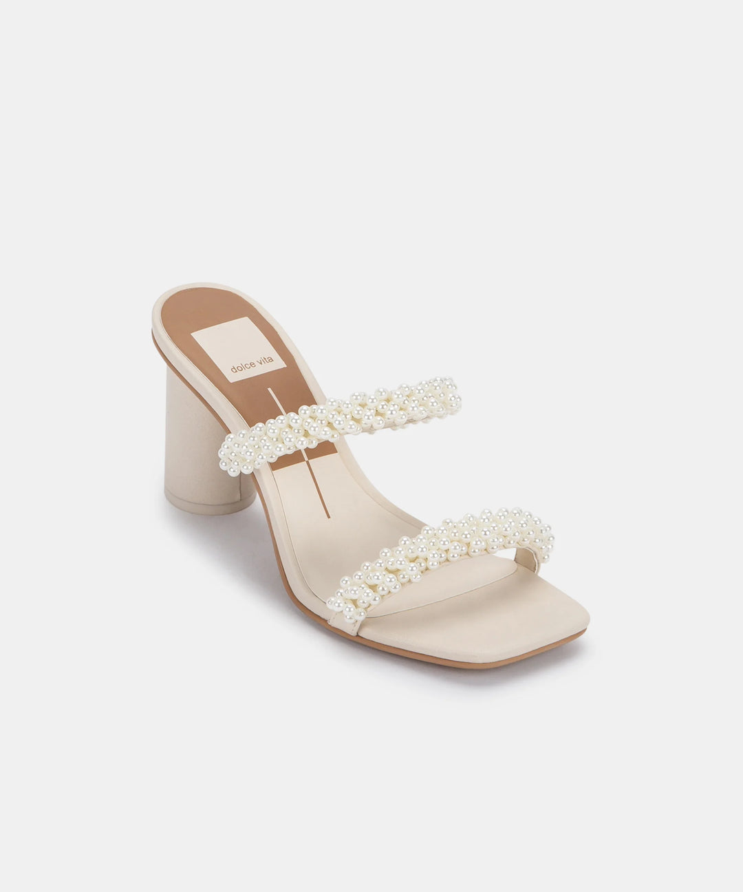 Dolce Vita Noel Heels- Vanilla Pearls