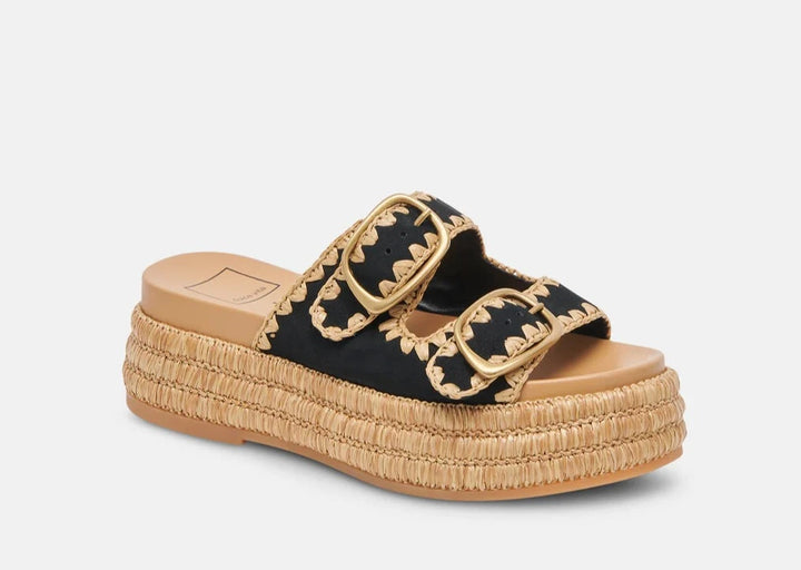 Dolce Vita Wanika Sandals-Onyx Nubuck