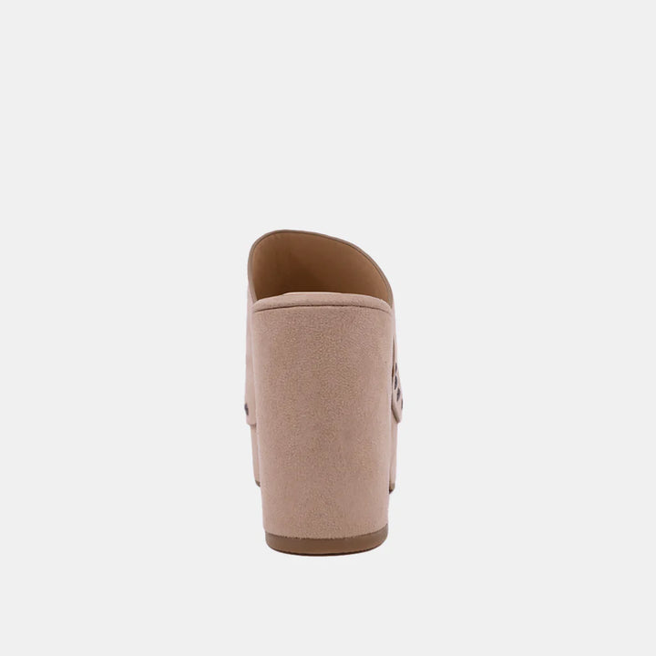 Shu Shop Gina Wedge- sand suede
