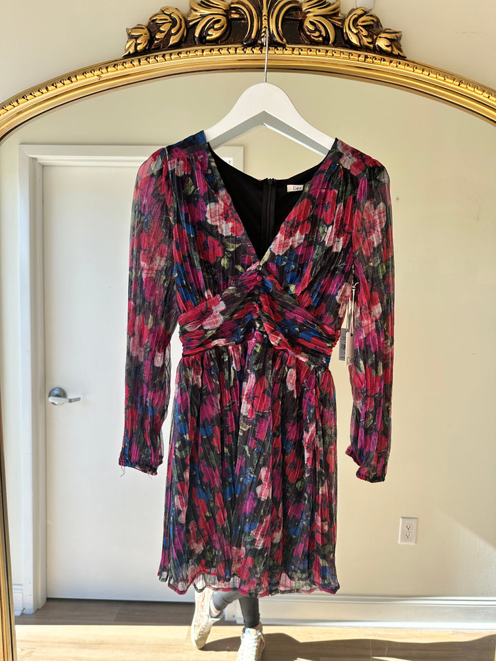 LS shimmer Mini Dress