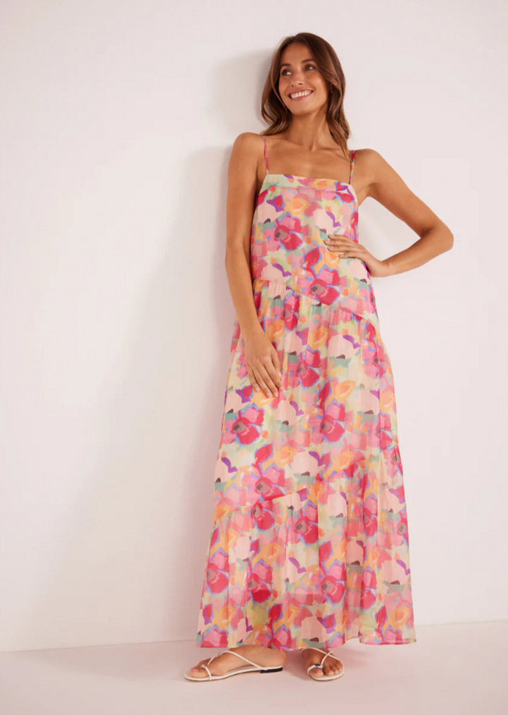 Mink Pink Freyano Maxi Dress- Bright Floral