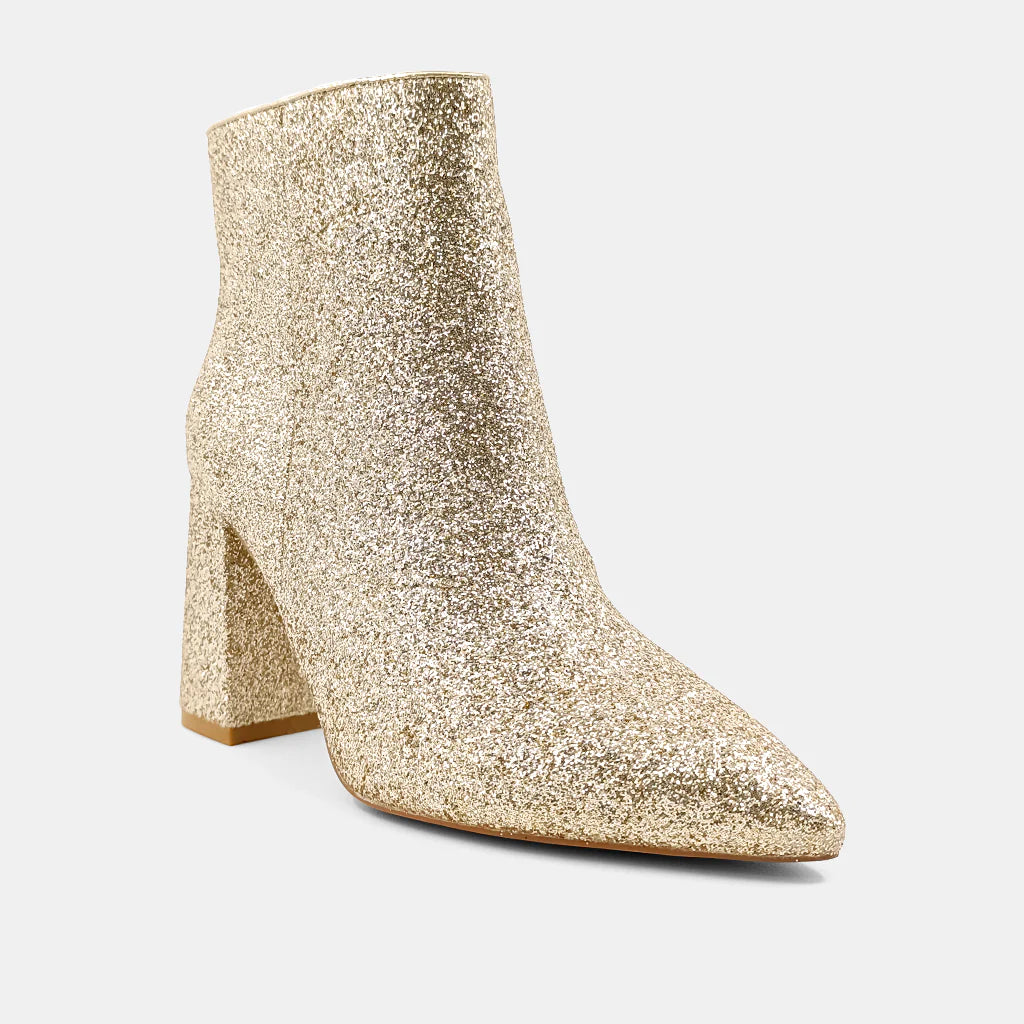 Shu Shop Veronica Boot- Gold Glitter