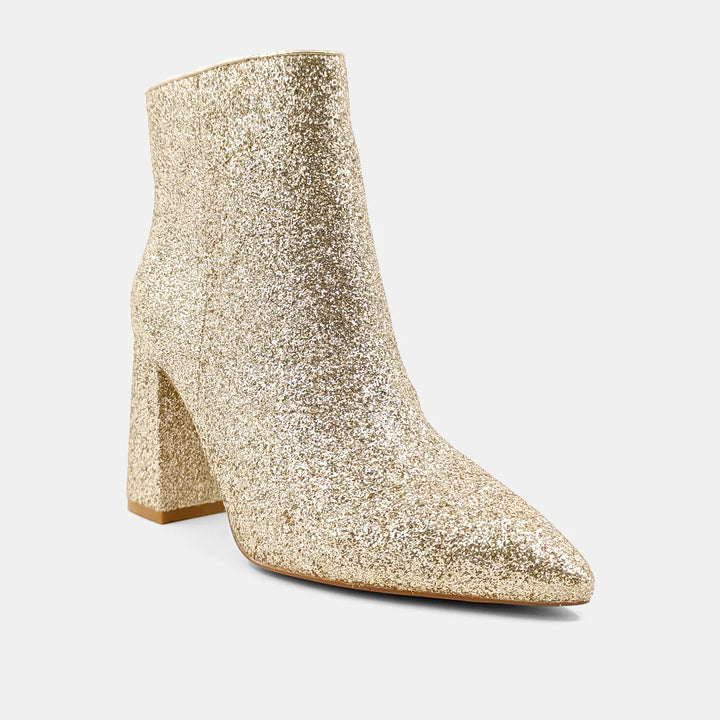 Shu Shop Veronica Boot- Gold Glitter