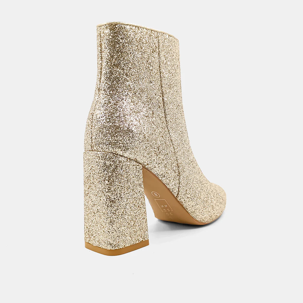 Shu Shop Veronica Boot- Gold Glitter