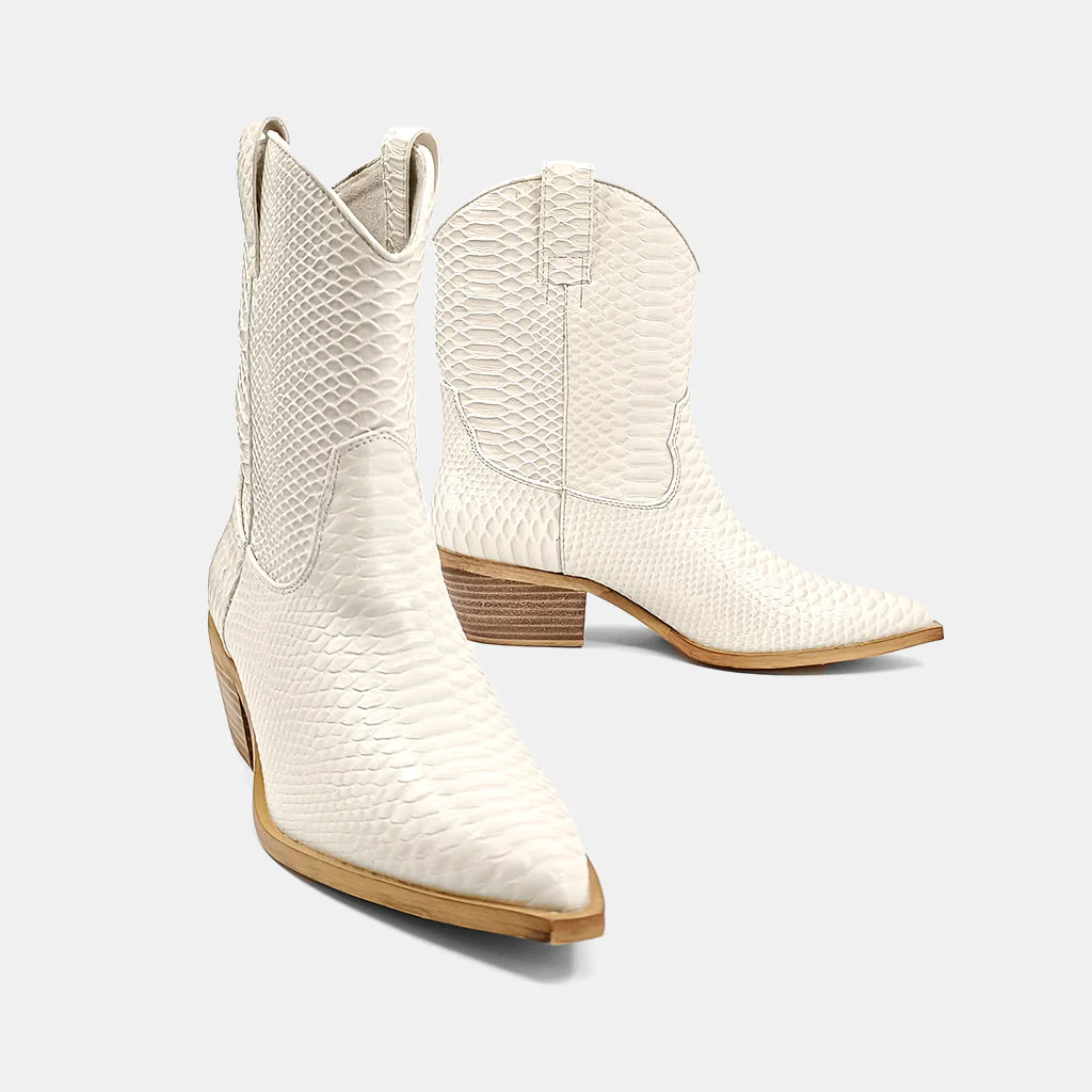 Shushop Zou Zou Boot- Bone Snake