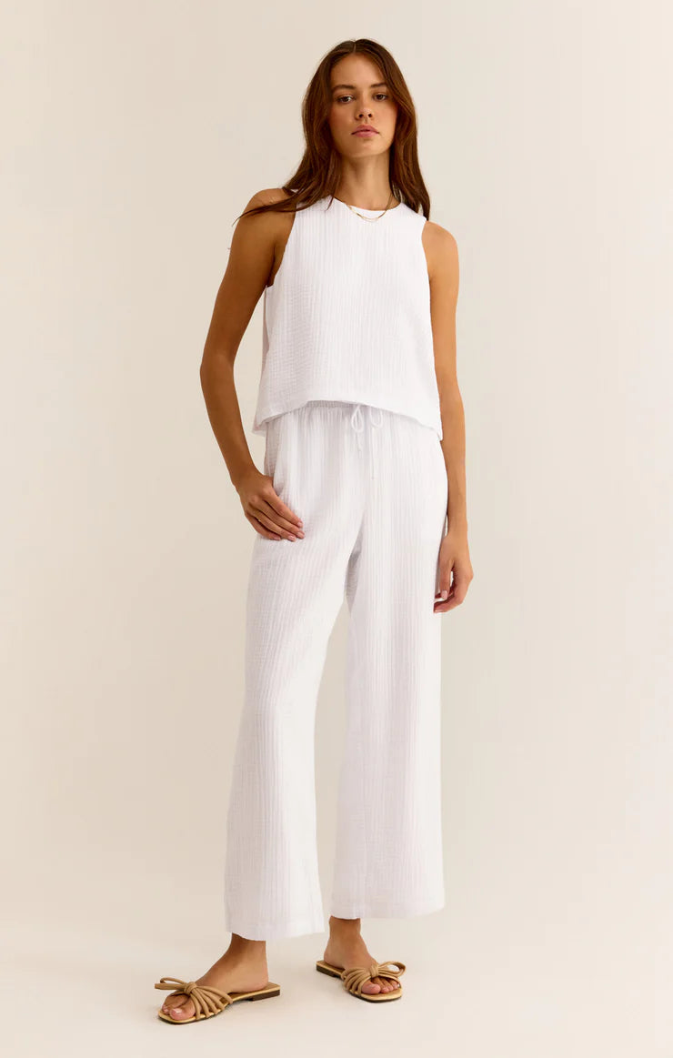 Bondi Gauze Pant - White
