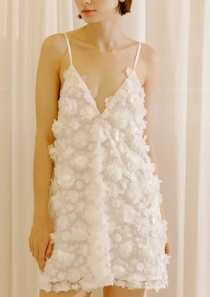 Flower Power Textured Floral Dress