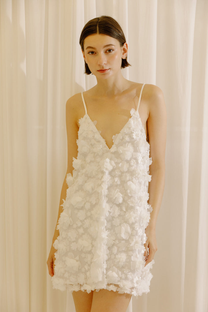 Flower Power Textured Floral Dress