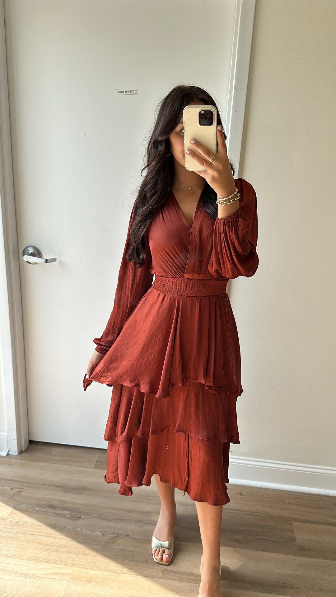Bei Dress- Burnt Orange