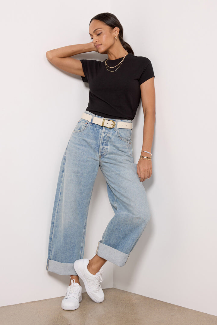 Modern Slub Tee- Black